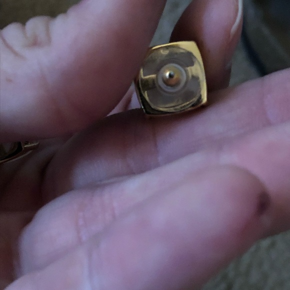 Kate Spade gold plated moonstone earrings - Picture 5 of 6